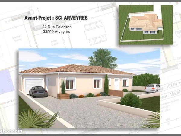 Maison neuve Arveyres