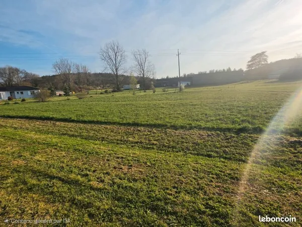 Terrain à bâtir de 1129 m² viabilisé et raccordé au tout à l'égout