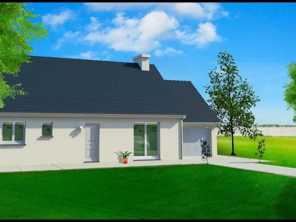A construire plain-pied T4 70 m²
