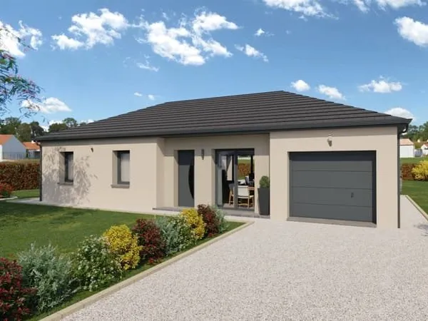 Projet de construction d'une maison 100 m² avec terrain à OZAN (01)