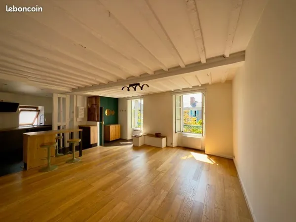 Appartement de charme rénové coeur historique & grenier aménageable
