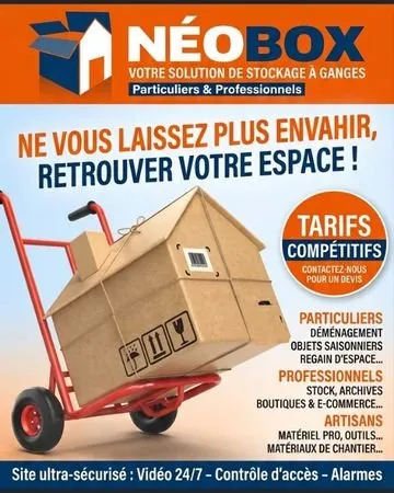 Box stockage garde meubles gangess