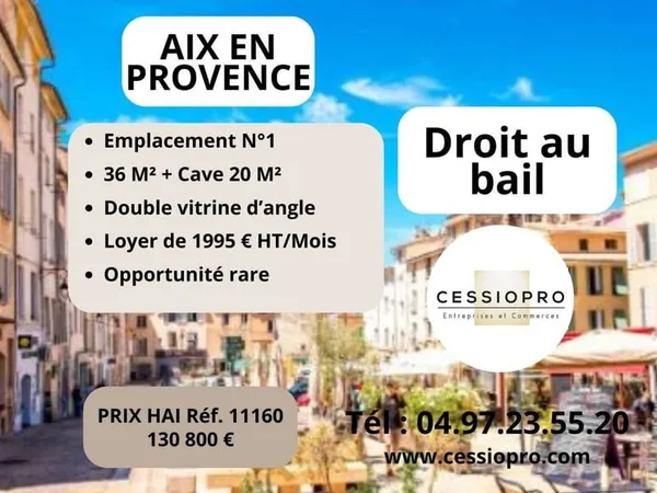 Local commercial 1 pièce 56 m²