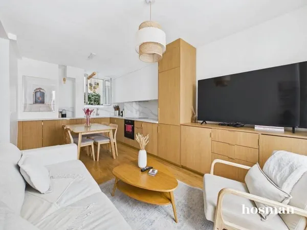Appartement 3 pièces de 45 m² - Calme - Entièrement rénové - Cave - Rue de la Collégiale, Paris 5e
