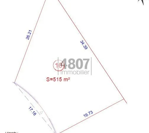 Terrain 515 m² Scionzier