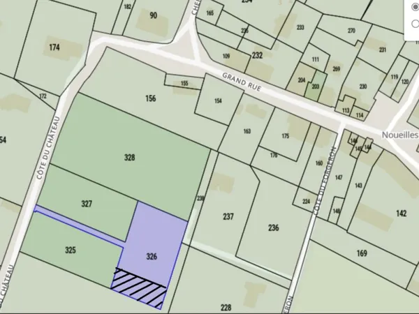 A saisir NOUEILLES, terrain 2100 m2, 120.000,00 €.