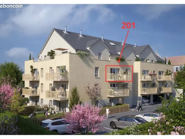 Appartement 2 pièces 43 m²