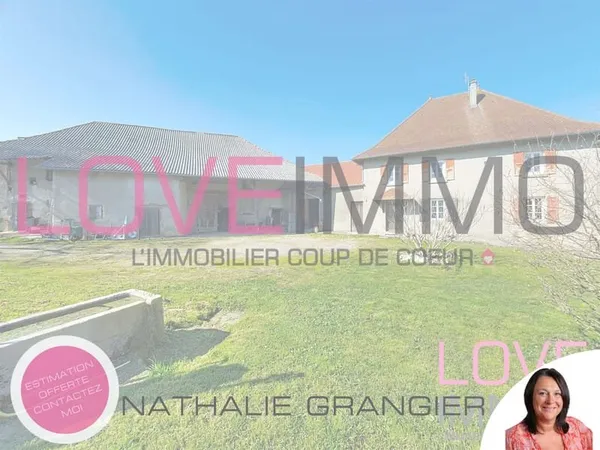 Ensemble Immobilier Maison dauphinoise de 179 m2 avec de nombreuses dépendances