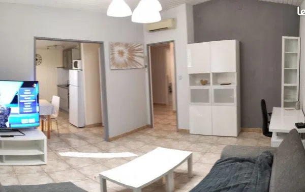 Manosque, Location appartement T2 59m2, meublé, climatisé, spacieux, lumineux
