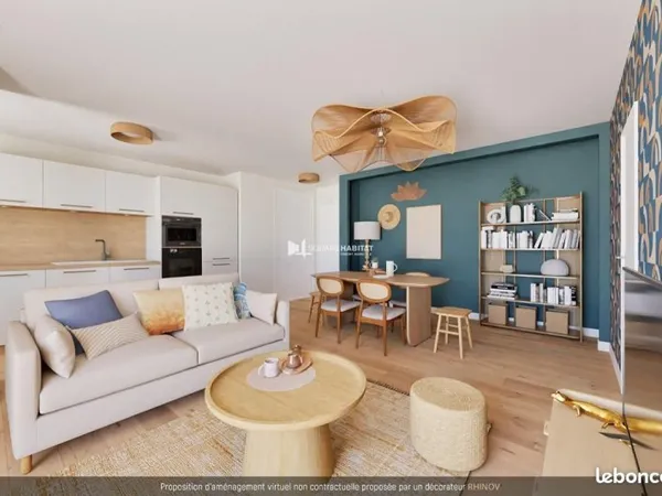 Appartement 2 pièces 46 m²