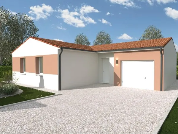 Terrain + maison 76 m²