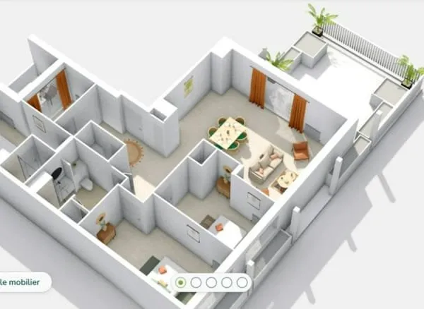Appartement Asnieres Sur Seine 4 pièce(s) 89.17 m2
