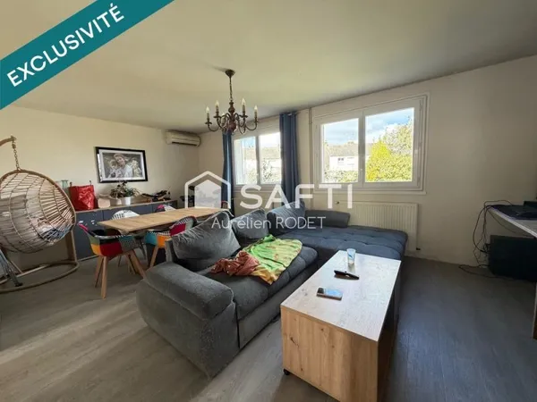 maison sur sous-sol, 3 chambres.