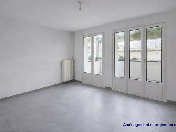 VENTE INTERACTIVE - AIX SUD - T2 RDC 58m2 - PARKING + CAVE