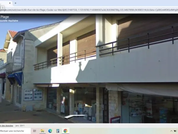 Local commercial + appartement rue de la Plage à Soulac sur Mer