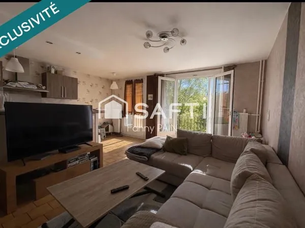 Appartement avec balcon, 3 chambres