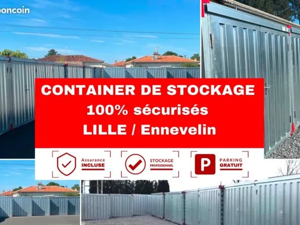Box à louer - Garde meuble / Lille - Ennevelin / 5 m²