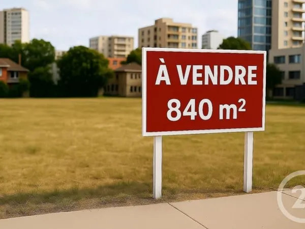 Terrain 840 m²