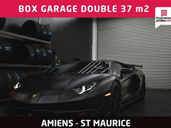 Box garage double 37 m2 Amiens Saint Maurice