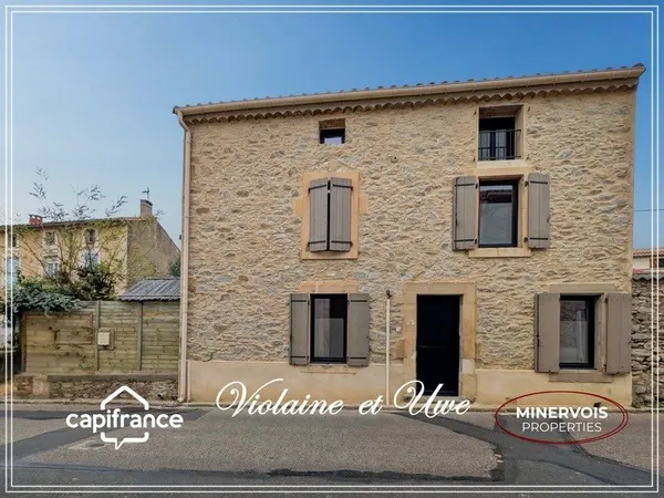 Maison de charme en pierre avec jardin sans vis-à-vis - Cesseras - Minervois