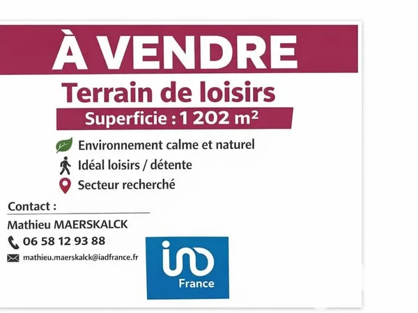 Terrain 1202 m²