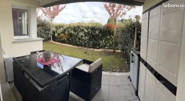 T2 Meublé 46m² + Jardin & Terrasse | Launaguet | 800