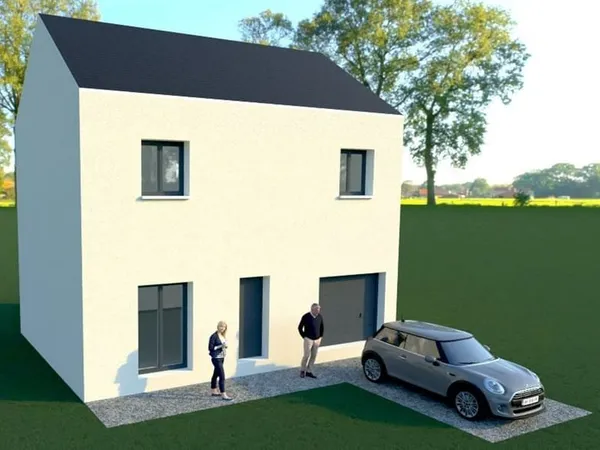 Projet de construction d'une maison 81 m² avec terrain intégré à BREUILLET (91)