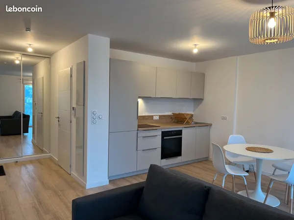 Appartement meublé neuf de type 2 de 48m²