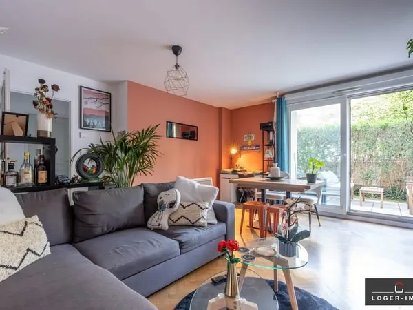 Appartement 2 pièces de 50 m² - AVEC JARDIN