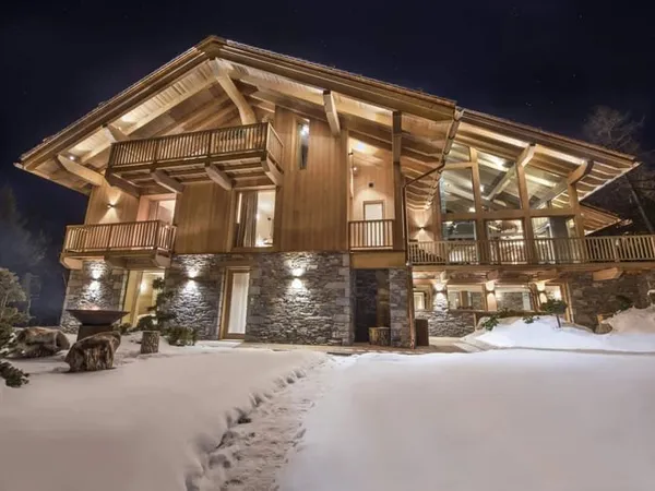 Méribel : Chalet de luxe avec piscine en location
