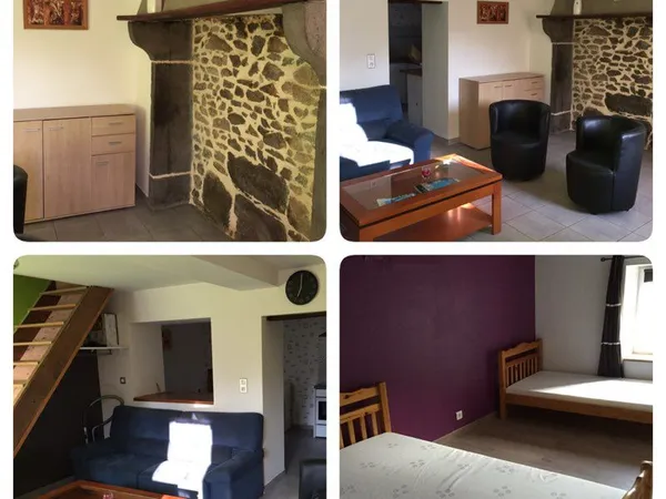 Maison 2 chambres avec cours panneaux solaire