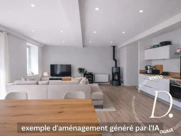 Maison de Standing dans Bâtisse Ancienne - 128 m² - Une Qu