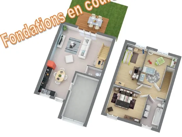 SAINT MICHEL-CHEF-CHEF - MAISON type T4