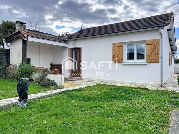 Maison 3 pièces de plain-pied à Pessac - Verthamon, potentiel d'évolution