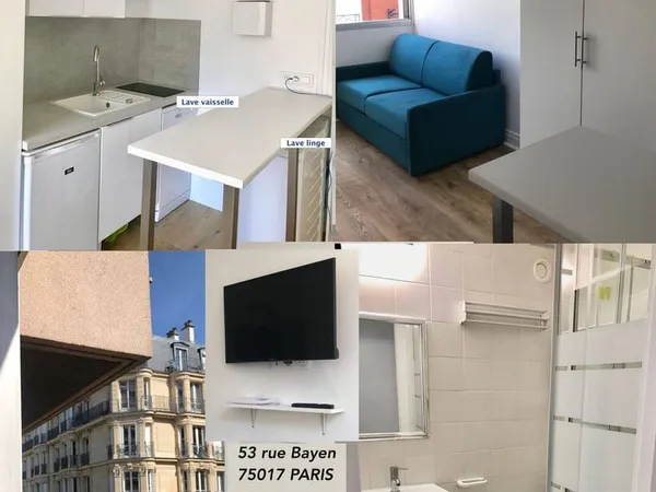 Studio 1 pièce 18 m²