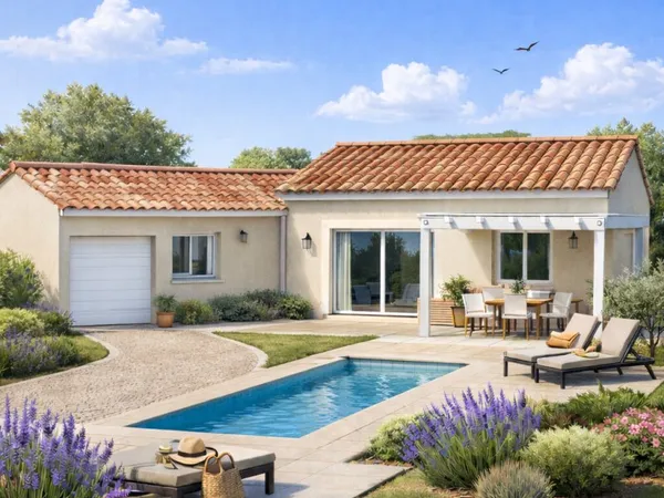 Terrain + maison 80 m²