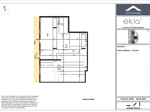 Local commercial Montmelian 185.45 m2