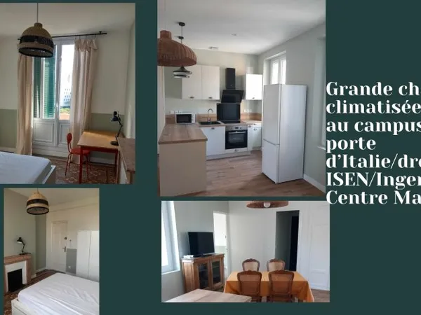 1 chambre 12m² disponible dans colocation de 3. Champ de Mars - Toulon centre