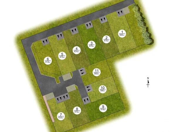 Terrain 392 m²