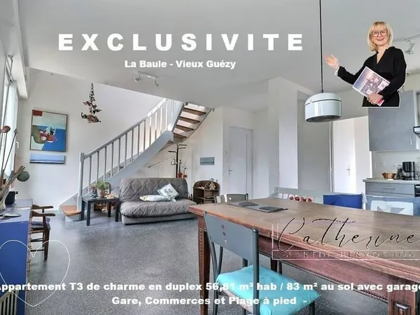 Duplex 3 pièces 57 m²
