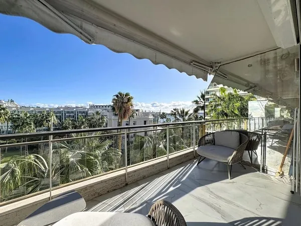 CANNES CROISETTE TERRASSE VUE MER