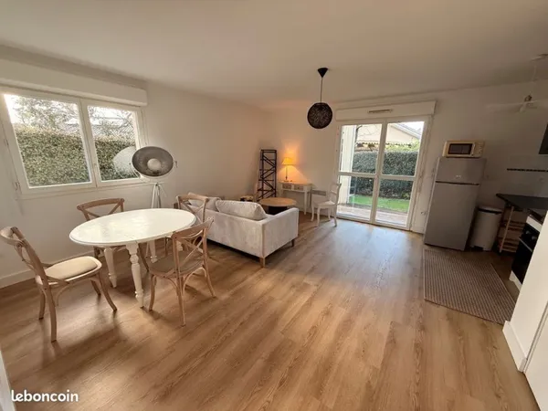 A Louer Appartement T2 de 45m2 avec jardin à Lèges