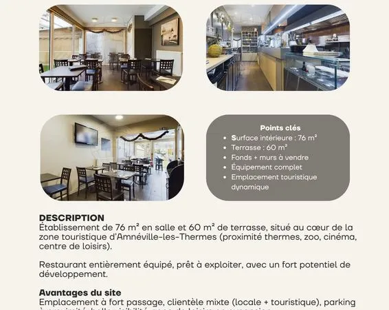Restaurant - Zone Touristique (Zoo, Casino, Thermes