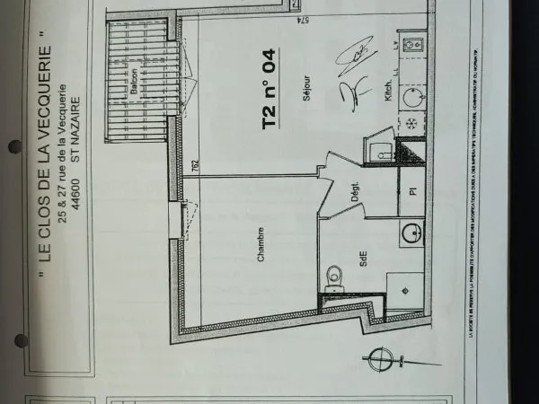 Location T2 Saint Nazaire