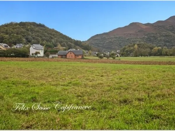 Terrain à vendre 1295m2 avec vue panoramique sur les montagnes AGOS VIDALOS (65)