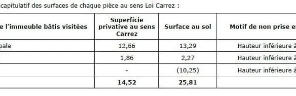 Duplex 3 pièces 33 m²