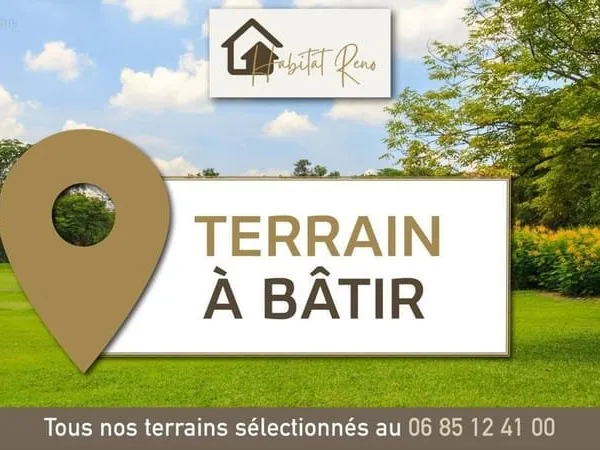 Terrain à bâtir de 800 m² à MENILLES (27)