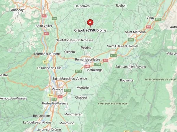 Terrain constructible sur la commune de Crépol