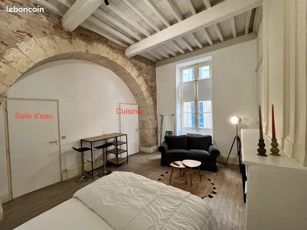 Studio meublé de 32m2 en hyper centre ville