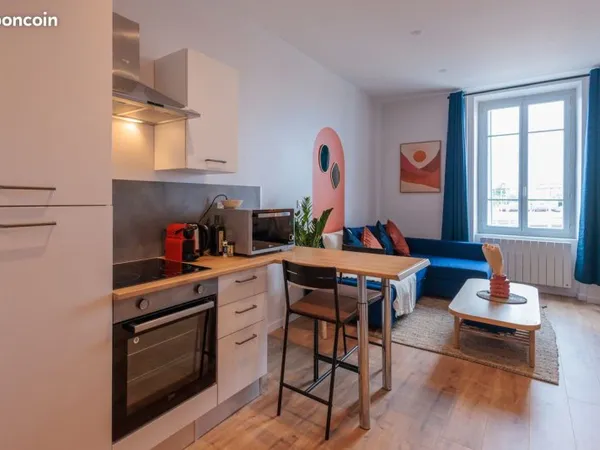 Appartement T2 meublé 38,5 m² - 2 min gare, centre Bourg-en-Bresse - Ancien Air bnb